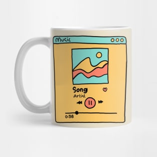 music retro art Mug